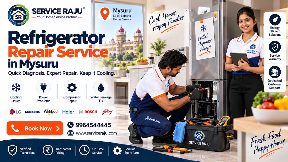 Refrigerator Repair in Mysuru | Service Raju