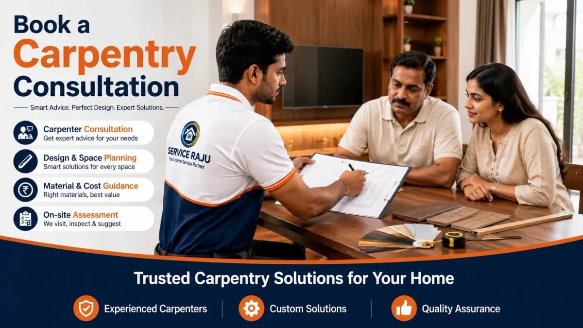 Book a Carpentry consultation