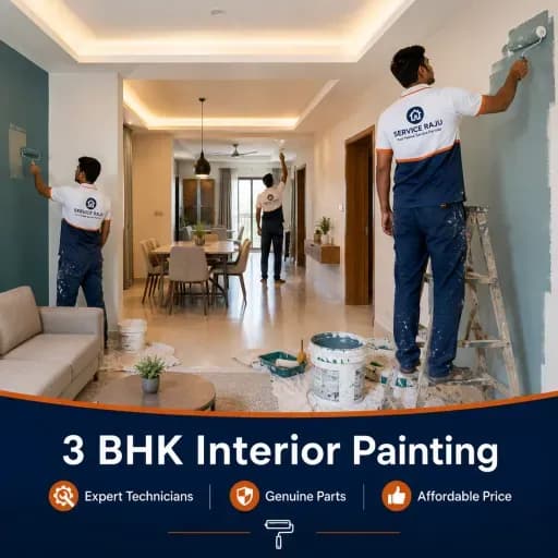 3 BHK Interior Painting